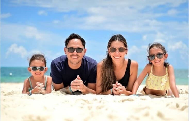 Foto de Raúl y familia